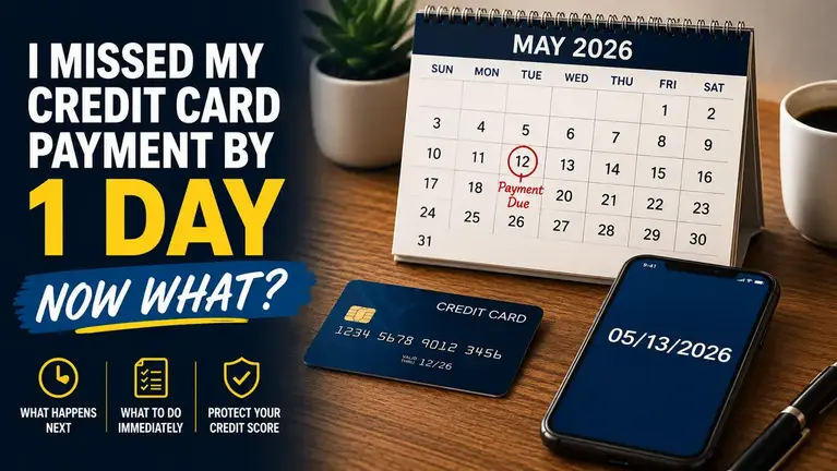 Missed Credit Card Payment by 1 Day