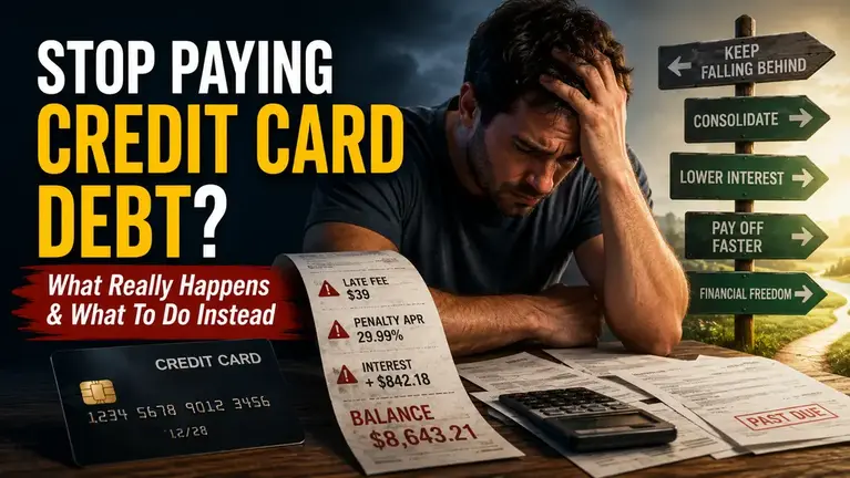 Stop Paying Credit Card Debt?