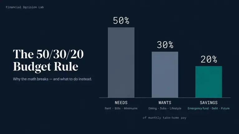 Why the 50/30/20 Budget Rule Falls Apart for Most People